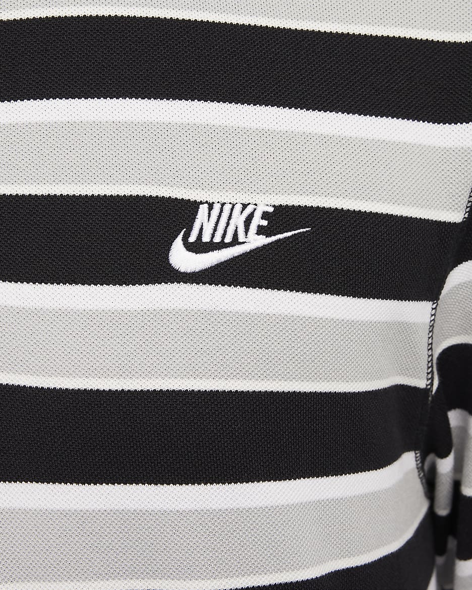 Nike sb striped polo best sale